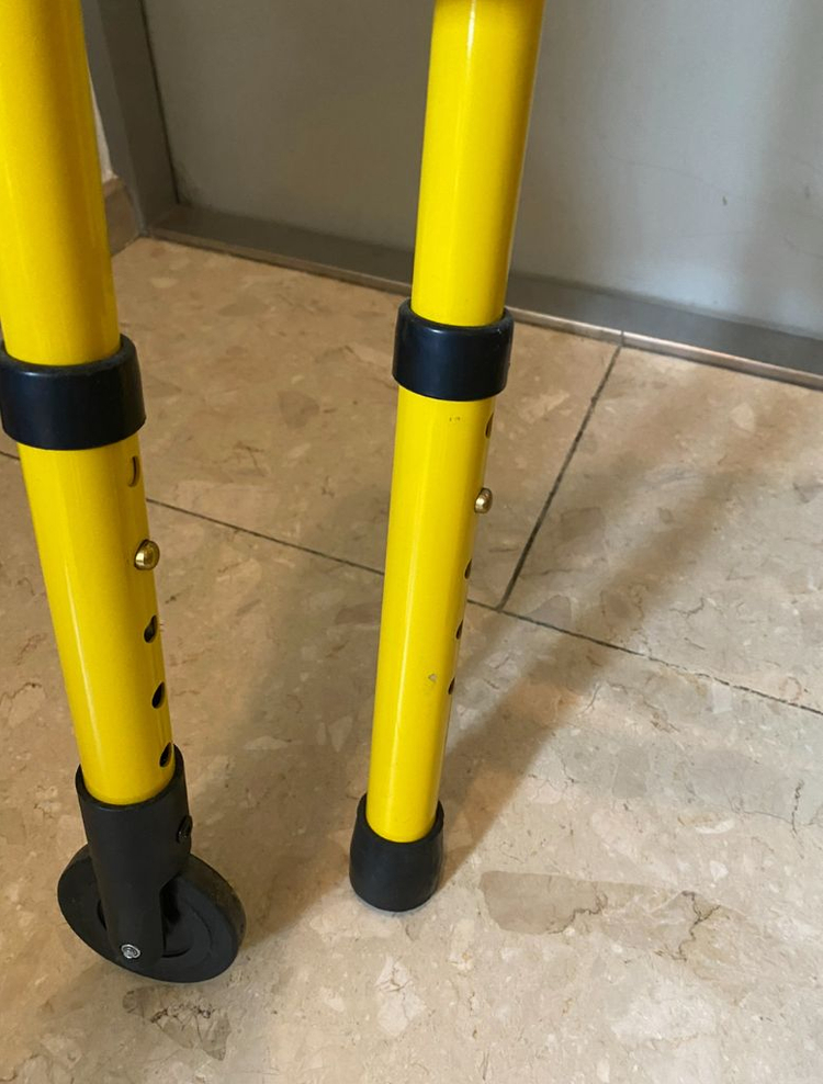 유아용 어린이용 재활치료 접이식 바퀴 워커 보행 보조기--3