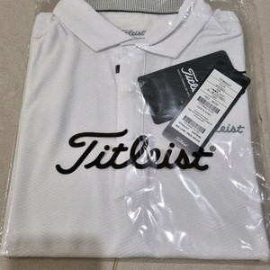 타이틀리스트 투어핏 반팔 화이트 L