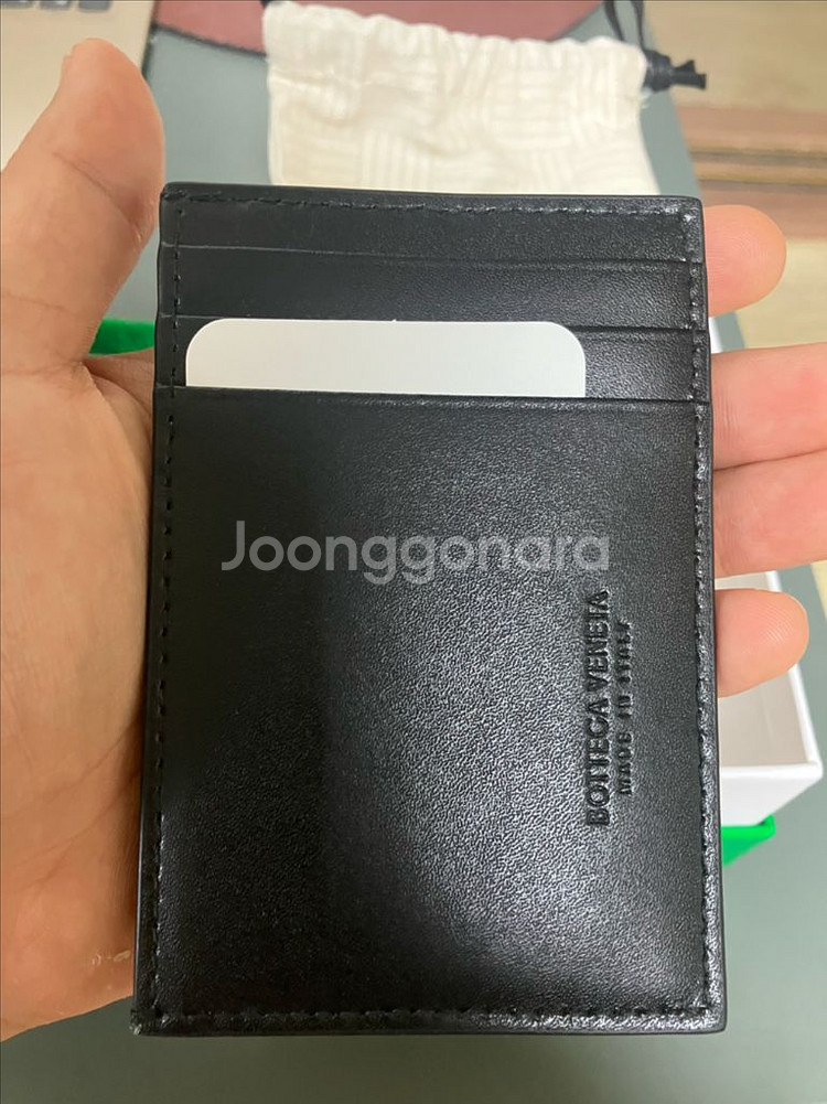 보테가 카드지갑 블랙(단 한번도 사용 안함)--2