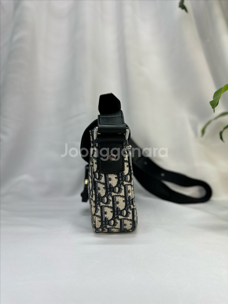 [정품]디올 오블리크 플랩 새들백--6