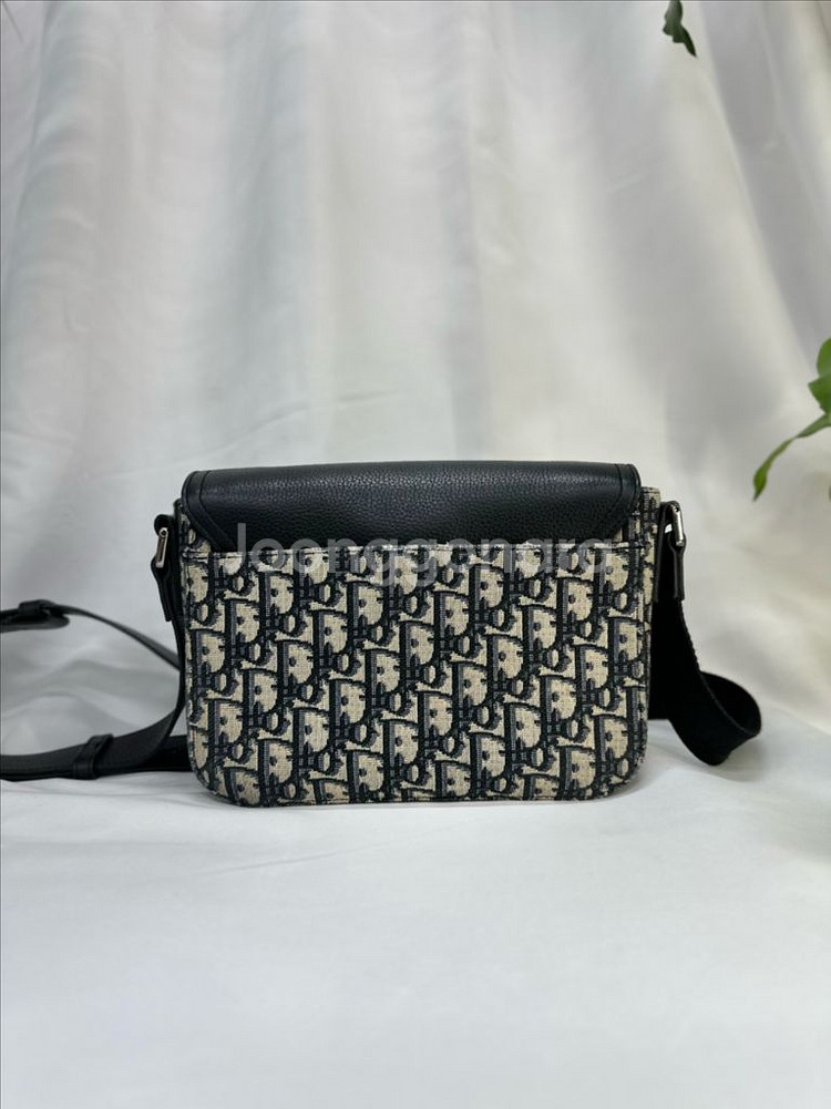 [정품]디올 오블리크 플랩 새들백--5