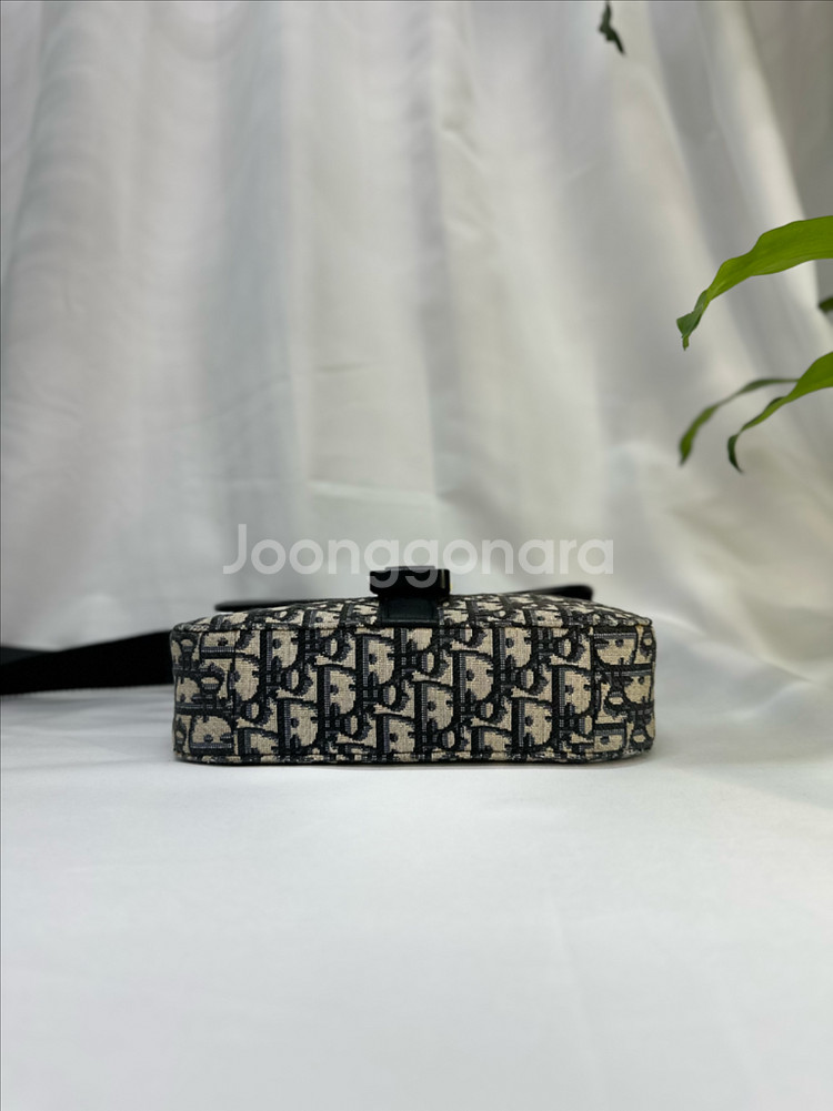 [정품]디올 오블리크 플랩 새들백--3