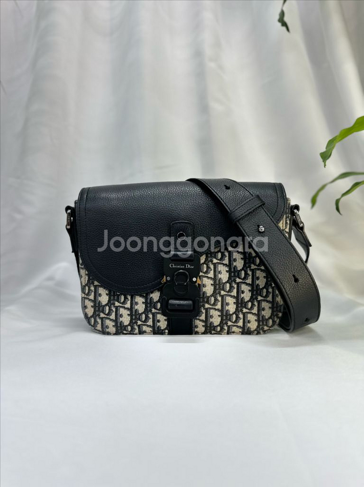 [정품]디올 오블리크 플랩 새들백--2