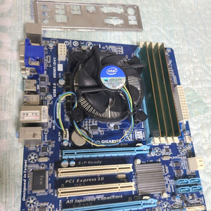 B75M-D3H 메인보드, i5 3570, 16g램