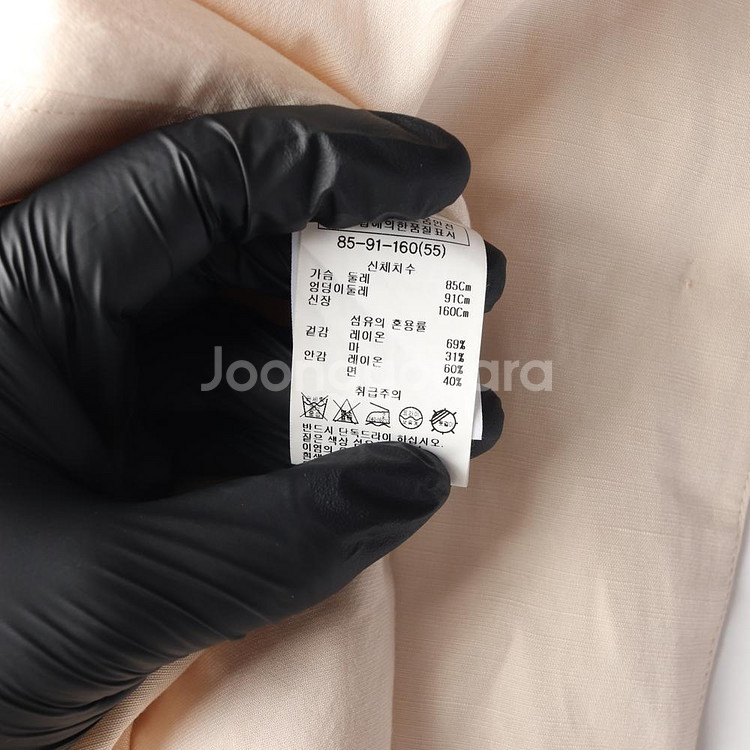 [S]쉬즈미스 린넨 베이지 여른 자켓 테일러드재킷--6