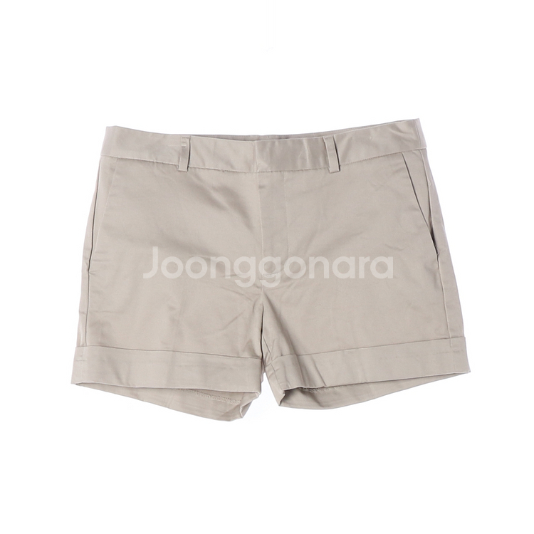 [M]자라 베이지 롤업 쇼츠 반바지 치노팬츠--0