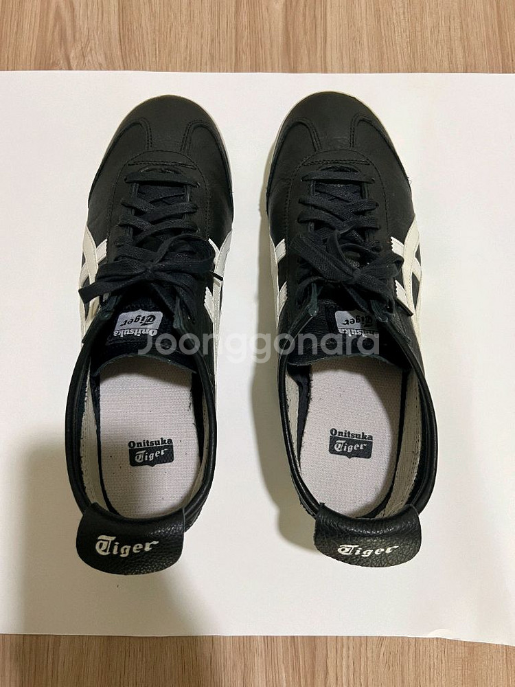 오니츠카타이거 멕시코 66 블랙 화이트280사이즈--1