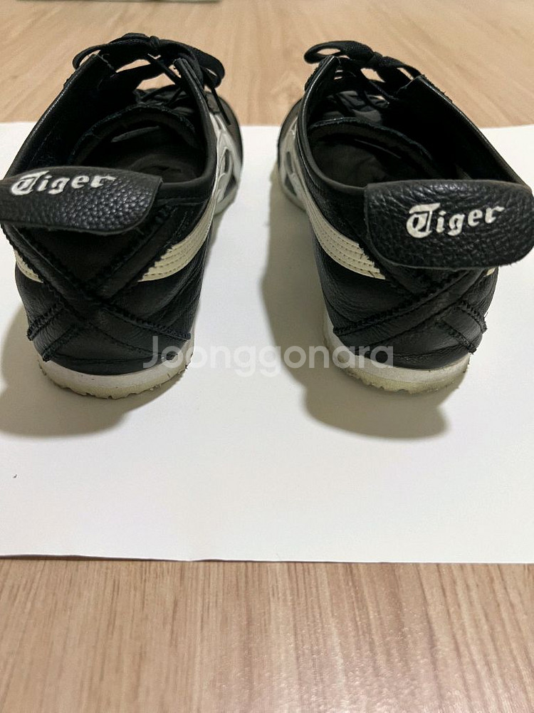 오니츠카타이거 멕시코 66 블랙 화이트280사이즈--3