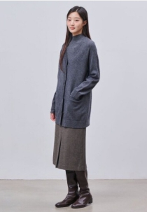 빈폴 H라인 브라운 스커트 26 사이즈 24fw--2