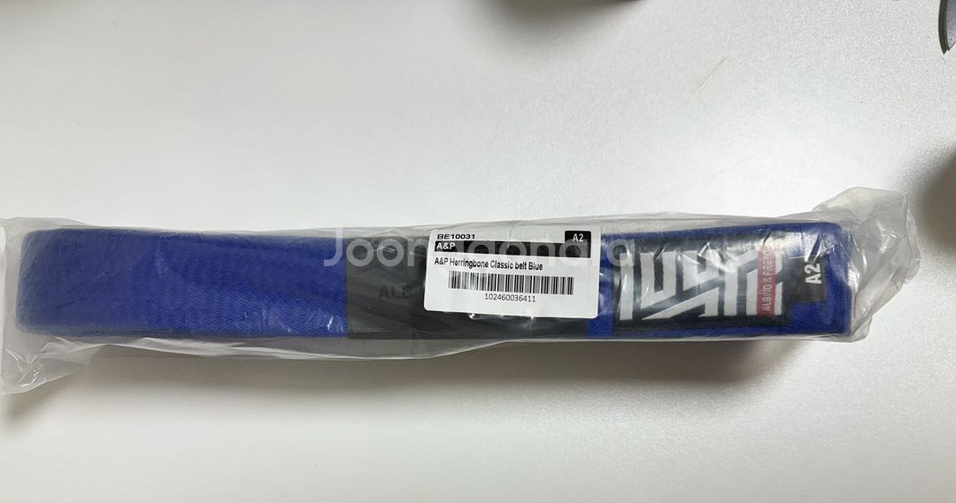 알비노앤프레토 클래식 헤링본 블루벨트--0
