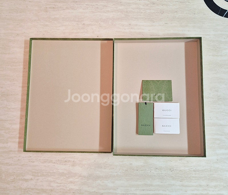 [정품]구찌 쇼핑백+박스 set,구찌 종이가방,구찌--4