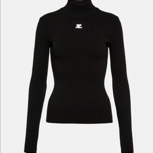 꾸레쥬(courreges) 모크넥 립 스웨터팝니다.