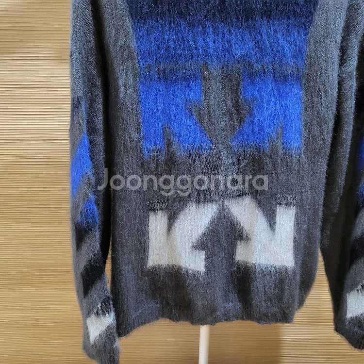 오프화이트 모헤어 그레이 오버핏 S. 마르지엘라,루이비--3