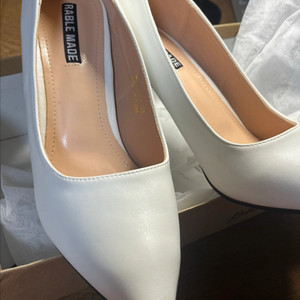 RABLE MADE 흰색 힐 245