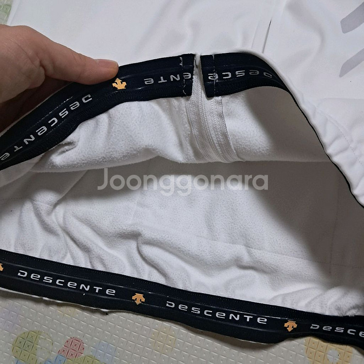 데상트 사이클 기모 져지 자켓100(안에 기모)--4