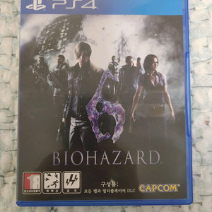ps4 바이오하자드6 팝니다.