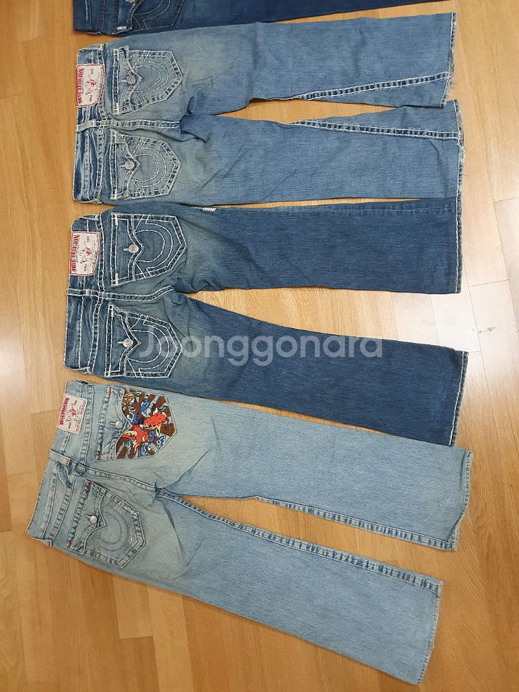 트루릴리젼 청바지들--8