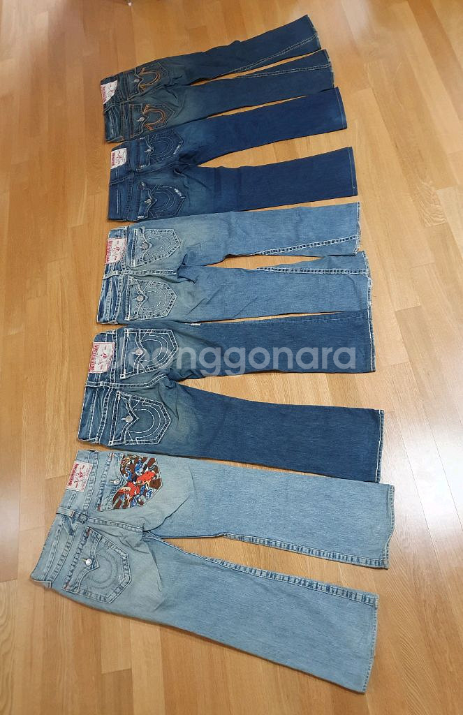 트루릴리젼 청바지들--7