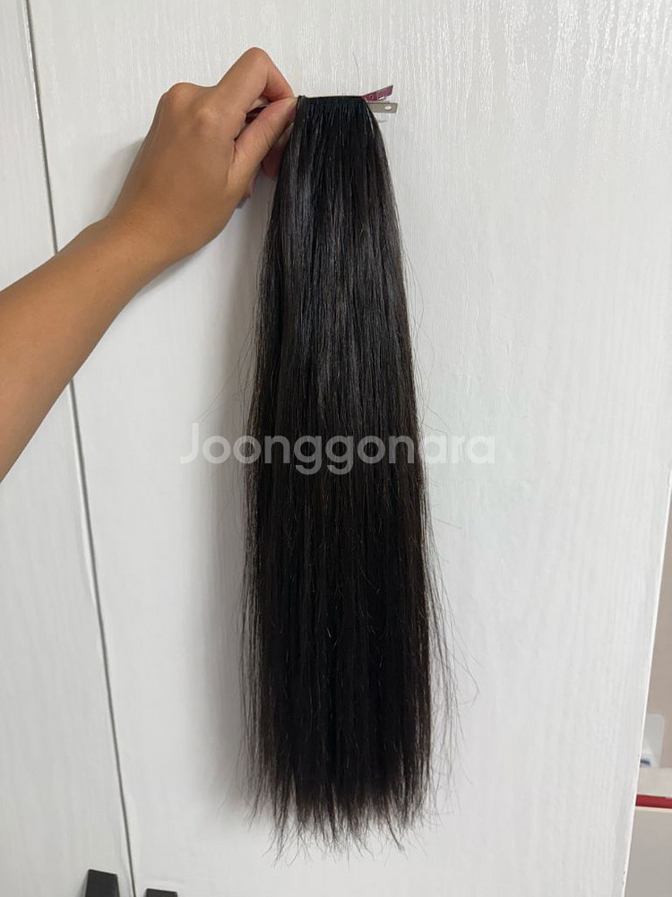 붙임머리 100퍼 인모 천연모 소프트팁--1