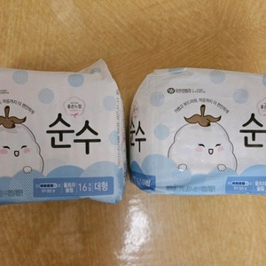 좋은느낌 순수 생리대 대형 (4팩 세트)