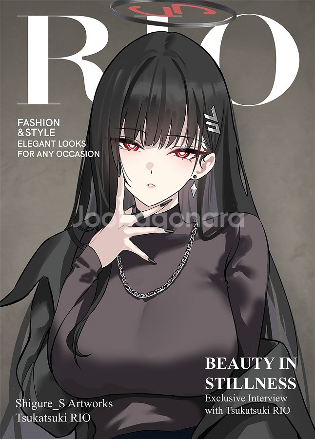 c106 코미케 블루아카이브 츠카츠키 리오 일러북--0