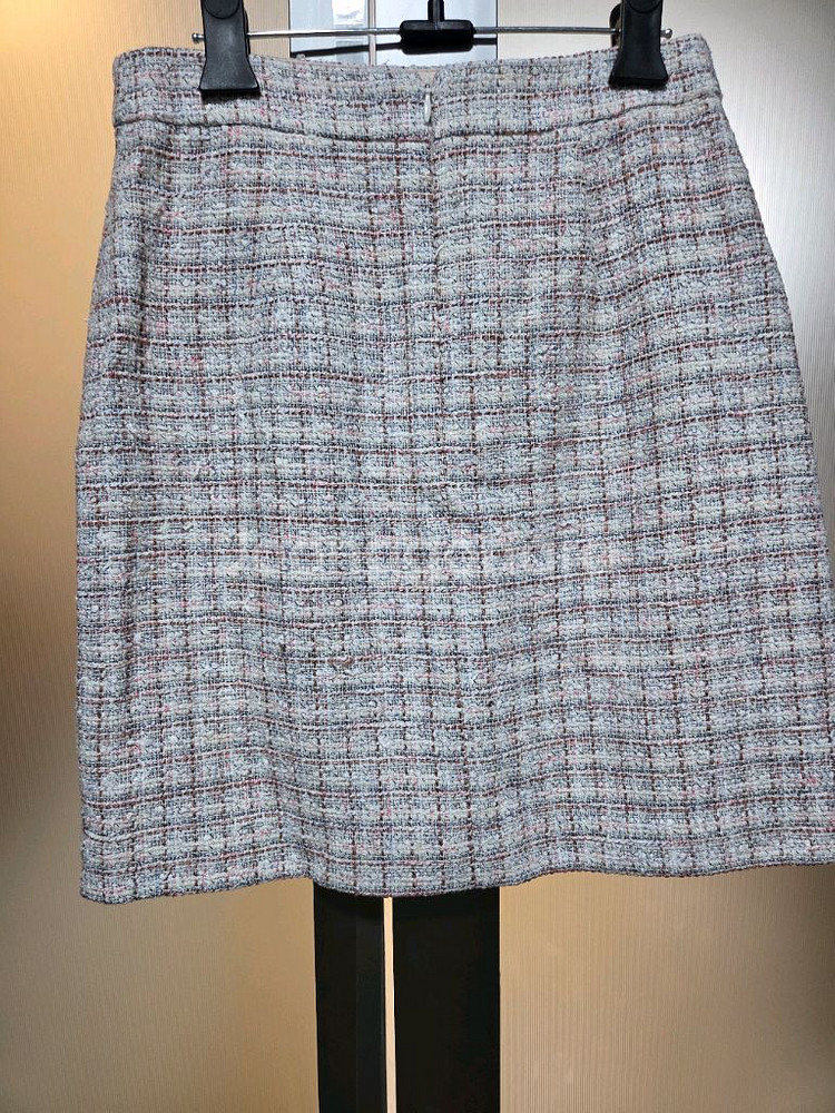 듀엘 트위드 스커트--13