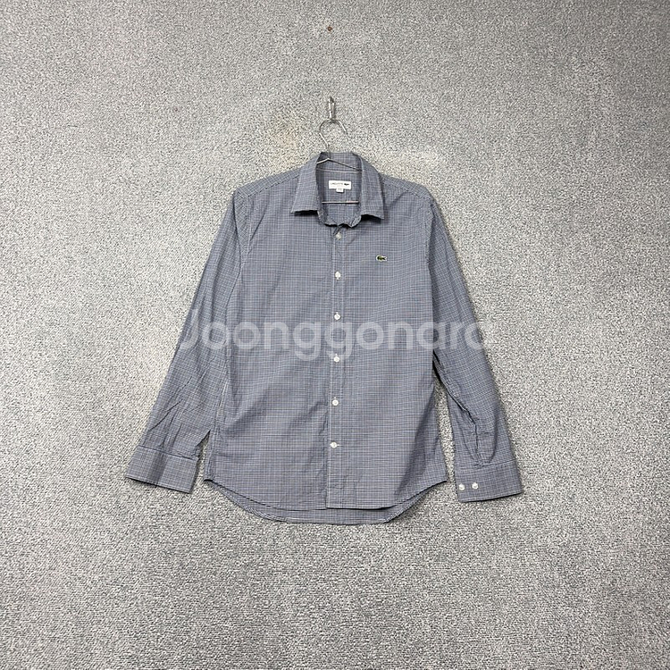 라코스테 스트라이프 로고 셔츠 M--0