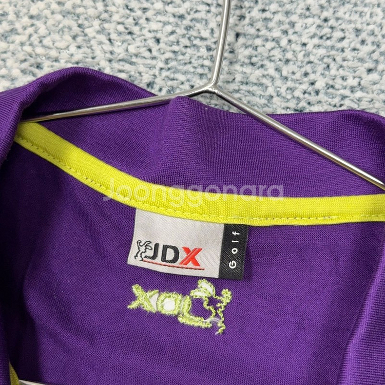 JDX 퍼플 골프 기능성 반팔 카라티 95--2