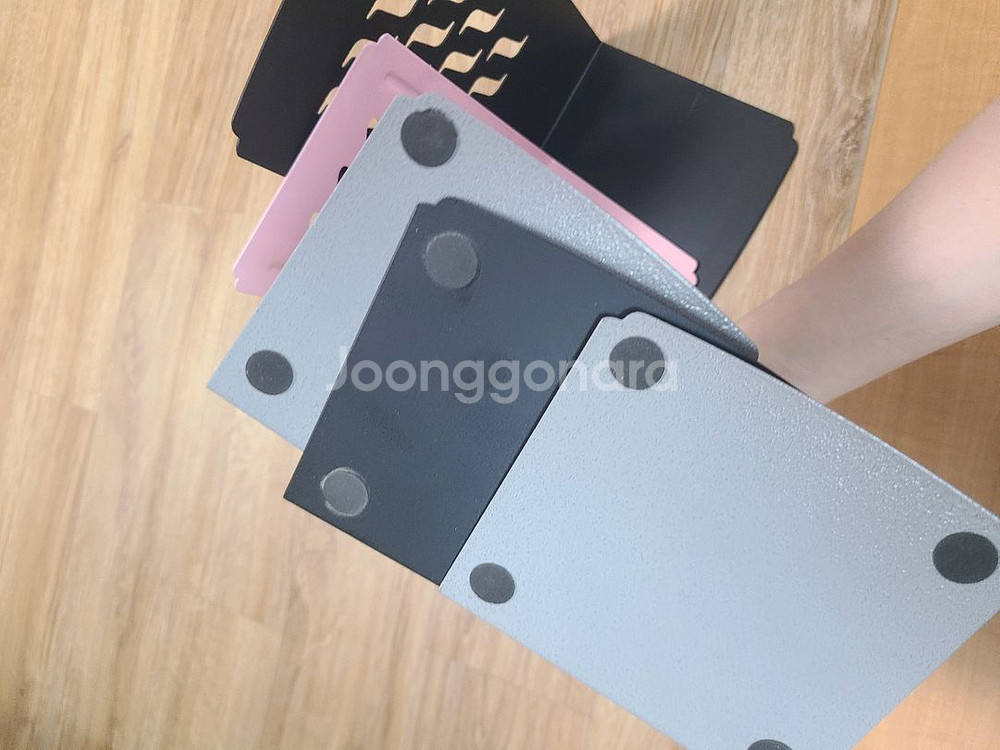 철제 북앤드 책꽂이 한꺼번에--1