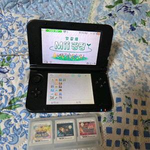 닌텐도3ds xl(펜 및 정품충전기 포함) + 게임3개