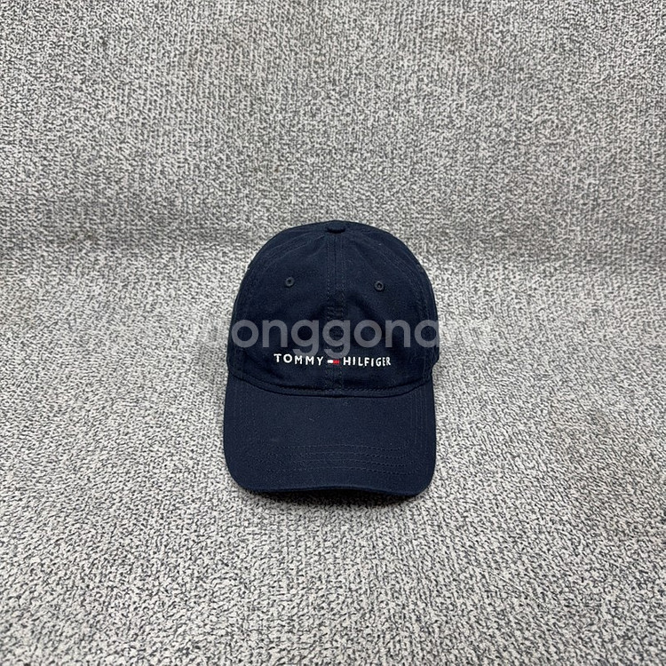 타미힐피거 네이비 자수 로고 볼캡 ONE SIZE--0