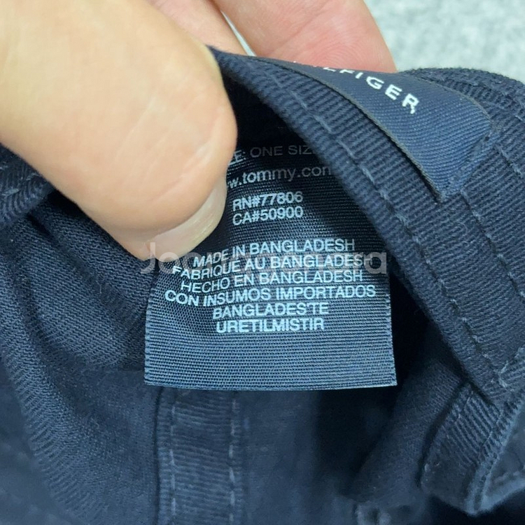 타미힐피거 네이비 자수 로고 볼캡 ONE SIZE--6