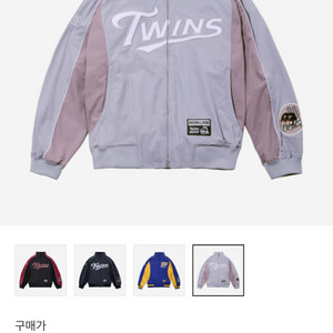 L 바로배송)빠더너스x엘지 트윈스 더그아웃 자켓 그레이