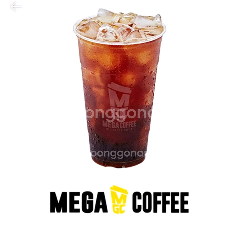 메가커피 (ice)아메리카노--0