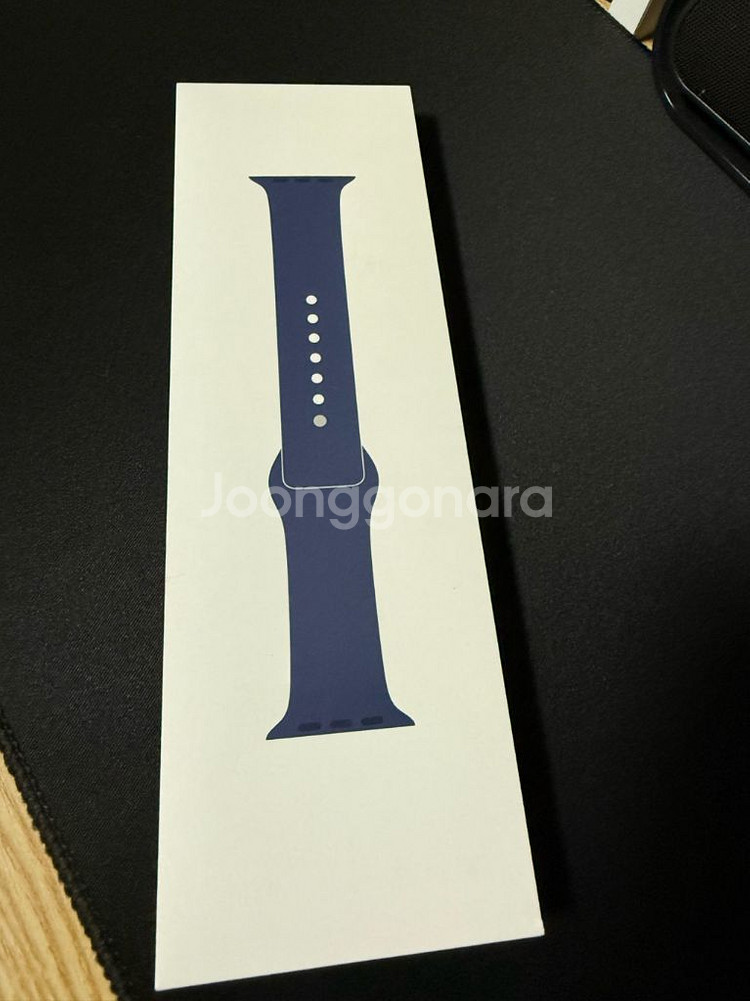 애플워치10 정품 스트랩 파랑 46mm S/M 사이즈--0