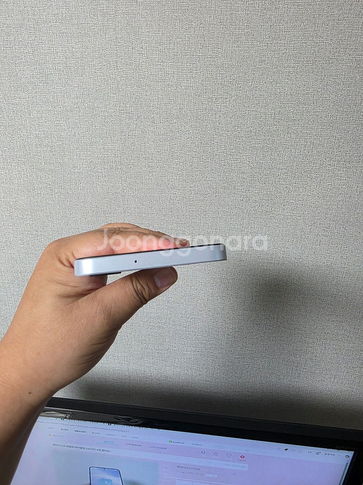갤럭시 A256 라이트블루 128기가 A급 팔아요~--4