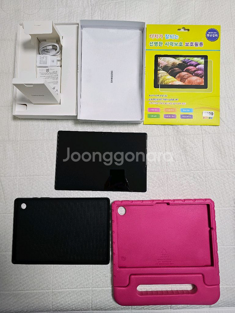 갤럭시탭 A8 LTE(그레이) 2세트 팝니다.(택포)--1
