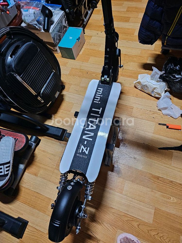 타이탄 미니 Z 배터리 18A개봉후 12km테스트 주행--2