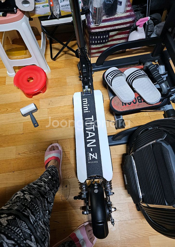 타이탄 미니 Z 배터리 18A개봉후 12km테스트 주행--0