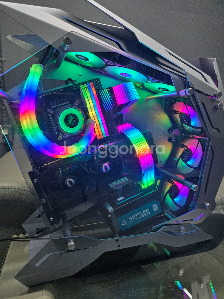 게이밍 컴퓨터본체 고가케이스 튜닝 RTX2080--0