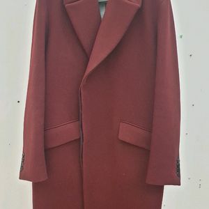 우영미 와인 오버핏 코트 48