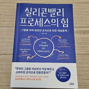 실리콘밸리 프로세스의 힘 최상급 중고책 팝니다