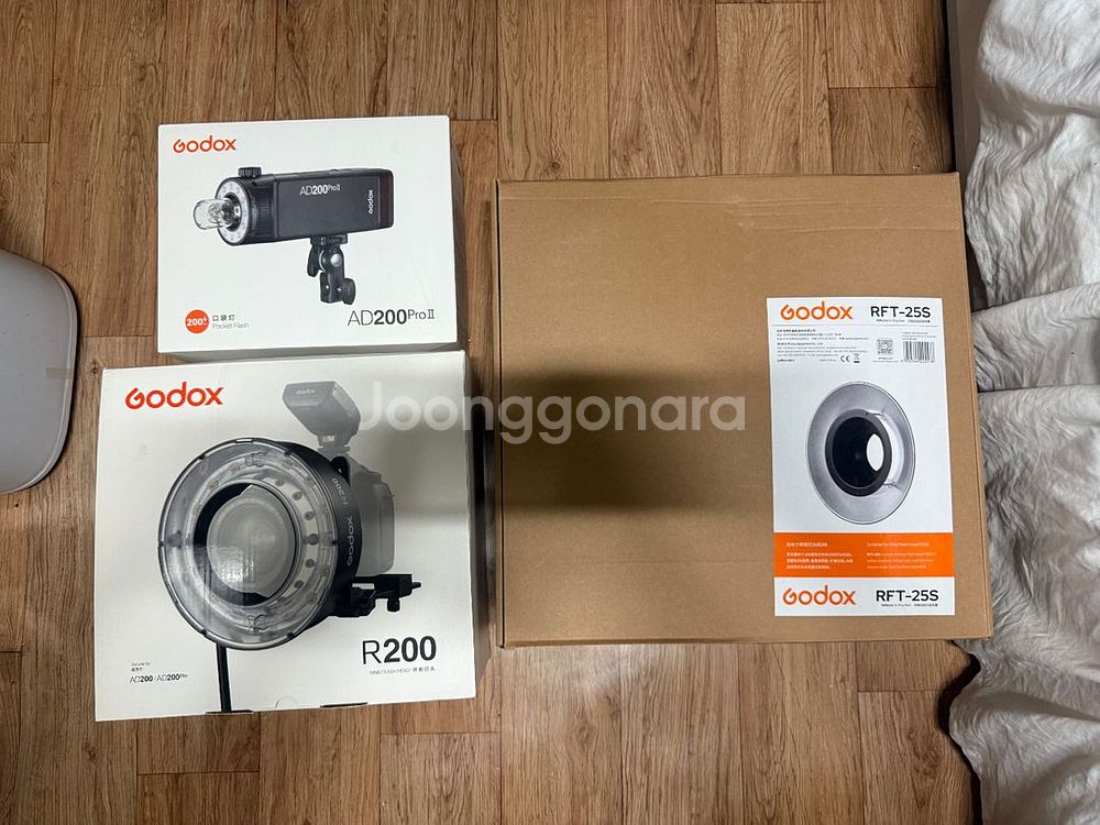 고독스 AD200 Pro ii + R200(링플레쉬)--1