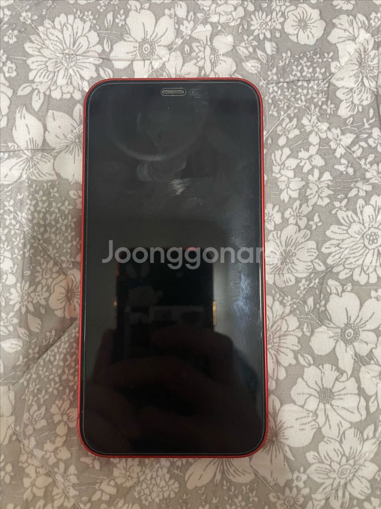 아이폰12 미니 레드 128기가 카메라 무음 홍콩판--0