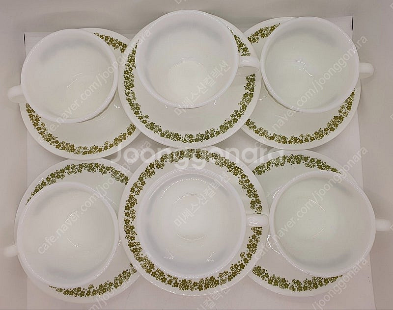 빈티지 코닝 파이렉스 크레지데이지 블라썸 찻잔1셋트값--4