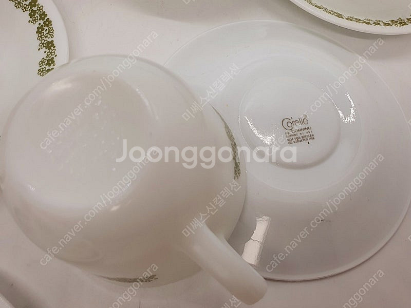 빈티지 코닝 파이렉스 크레지데이지 블라썸 찻잔1셋트값--7