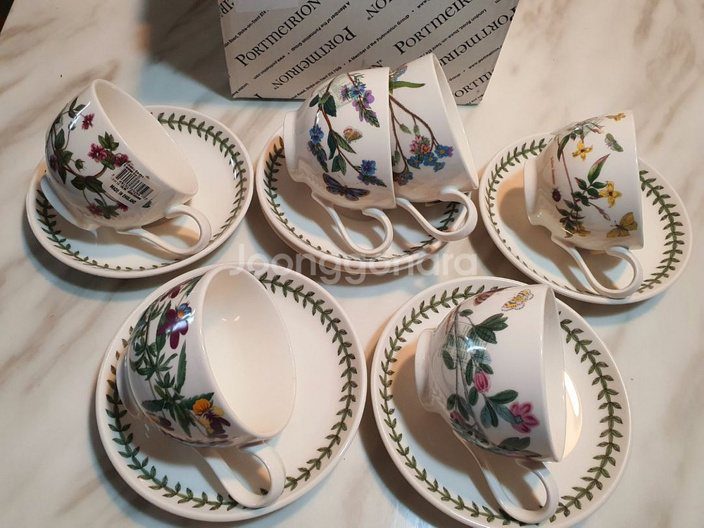 백화점정품) 영국포트메리온BF커피잔0.28L 6셋트 새--3