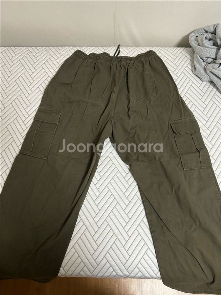 오버핏 카고팬츠 (올리브,카키)--1