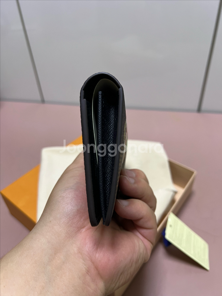 루이비통 니고 브라짜 월렛 장지갑 자이언트 다미에 에벤--6