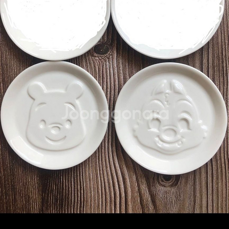 (새상품) 디즈니 캐릭터 푸우, 데일 간장종지--1